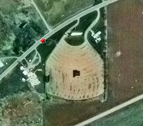 Capri Drive-In Theatre - Aerial (newer photo)